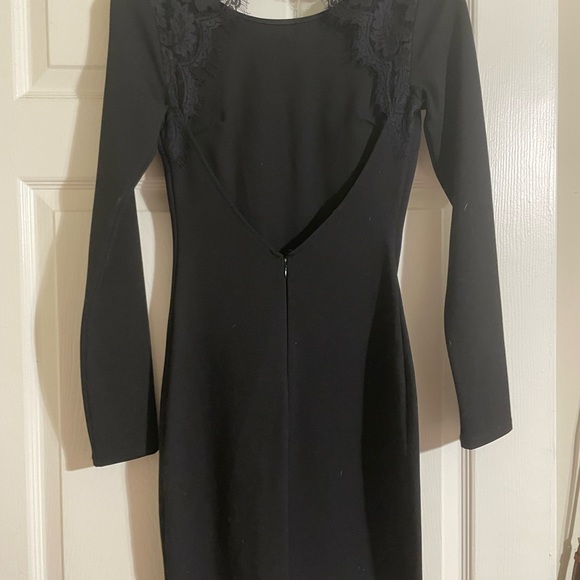 Black Tight Backless Dress - Picture 3 of 7